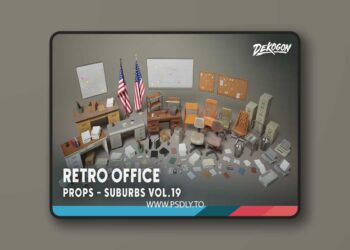 Suburbs VOL.19 - Retro Office (Nanite and Low Poly) (5.4)