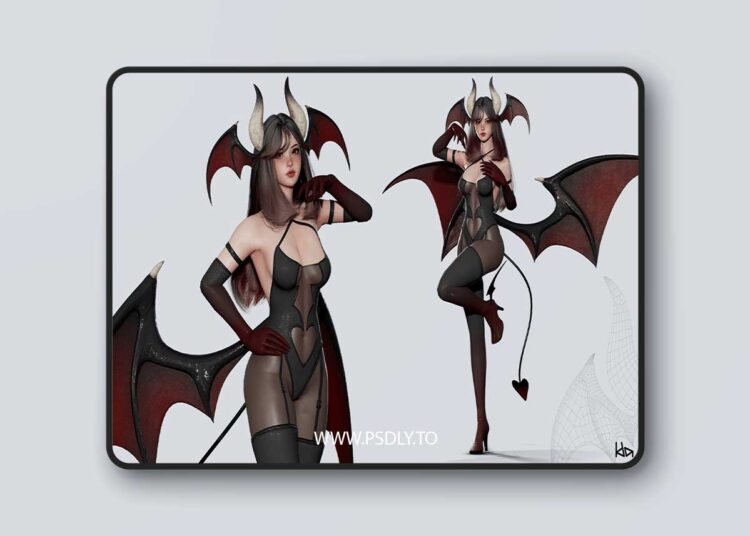 Succubus Lily – Game Ready – Unreal Engine 1 Succubus Lily – Game Ready – Unreal Engine