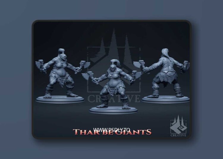 Thar Be Giants – Srugan the Fearsome – 3D Print 1 Thar Be Giants – Srugan the Fearsome – 3D Print
