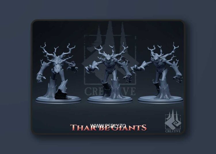 Thar Be Giants – Thistlelimb the Corrupted Tree Ent – 3D Print 1 Thar Be Giants – Thistlelimb the Corrupted Tree Ent – 3D Print