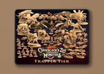The Dragon Trappers Lodge – Copperlock’s Zoo of Remarkable Monsters – 3D Print Model STL