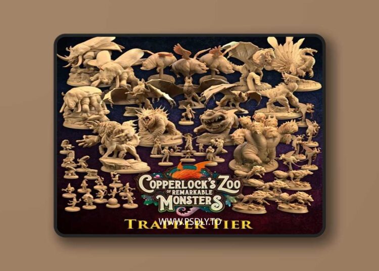 The Dragon Trappers Lodge – Copperlock’s Zoo of Remarkable Monsters – 3D Print Model STL 1 The Dragon Trappers Lodge – Copperlock’s Zoo of Remarkable Monsters – 3D Print Model STL