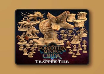 The Dragon Trappers Lodge – Forgotten Mines of Orda – 3D Print Model STL