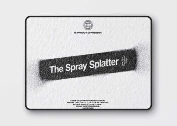 The Spray Splatter - Photoshop Action