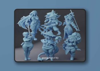 Twin Goddess Miniatures May 2025 – 3D Print Model STL