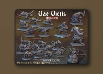 Vae Victis Miniatures – Sewers Stalkers vol.3 May 2025 – 3D Print