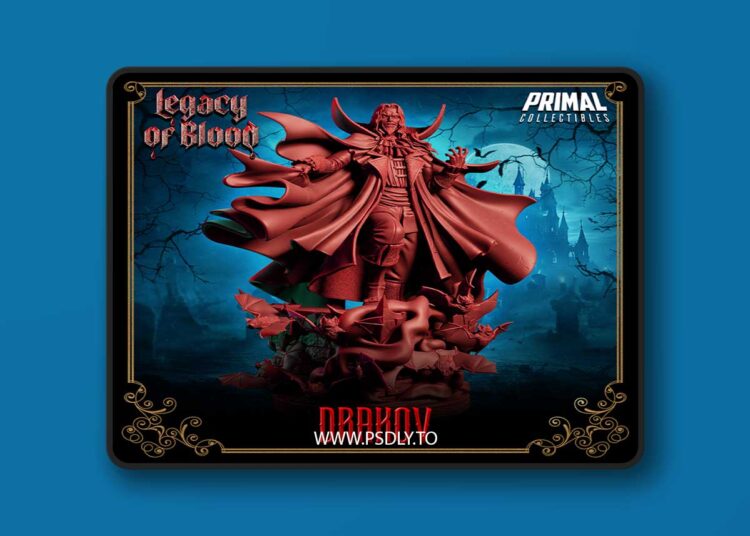 Vampire Lord – Drakov Dracula – 3D Print 1 Vampire Lord – Drakov Dracula – 3D Print