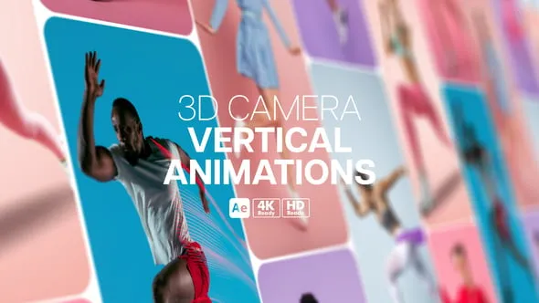 Videohive - 3D Camera Vertical Animations - 59078825 1 3D Camera Vertical Animations