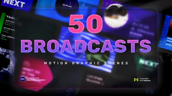 Videohive - 50 Broadcast Scenes | After Effects - 59172734 1 Videohive - 50 Broadcast Scenes | After Effects - 59172734