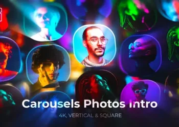 Videohive - Carousel Photo Intro - 58944241