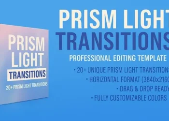 Videohive - Prism Distorition Glass Transition Boundle - 58874135