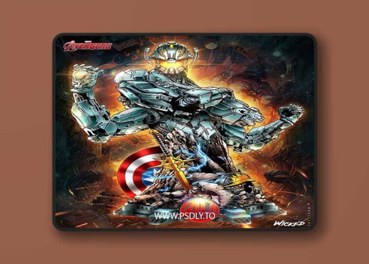 WICKED – Ultron Bust – 3D Print 1 WICKED – Ultron Bust – 3D Print