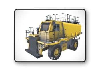 Water Tank Opencast Mines 3D Model