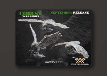 White Angel Miniatures – Forest Warriors – Ancestral Eagle – 3D Print Model