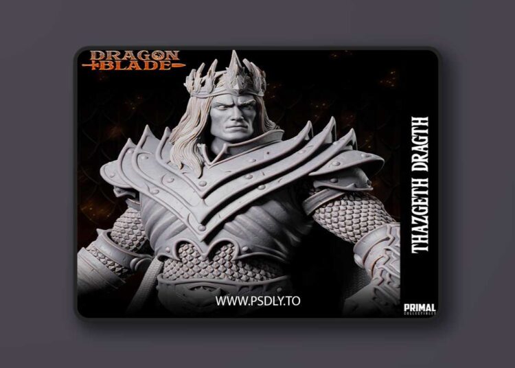 Wizard Fighter Dragon Emperor Thazgeth Draght – 3D Print 1 Wizard Fighter Dragon Emperor Thazgeth Draght – 3D Print