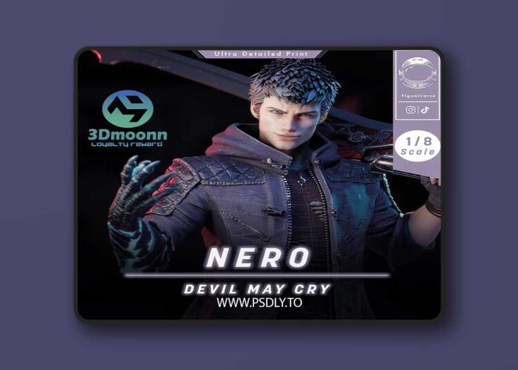 3Dmoonn – Devil May Cry – Nero – 3D Print 1 3Dmoonn – Devil May Cry – Nero – 3D Print