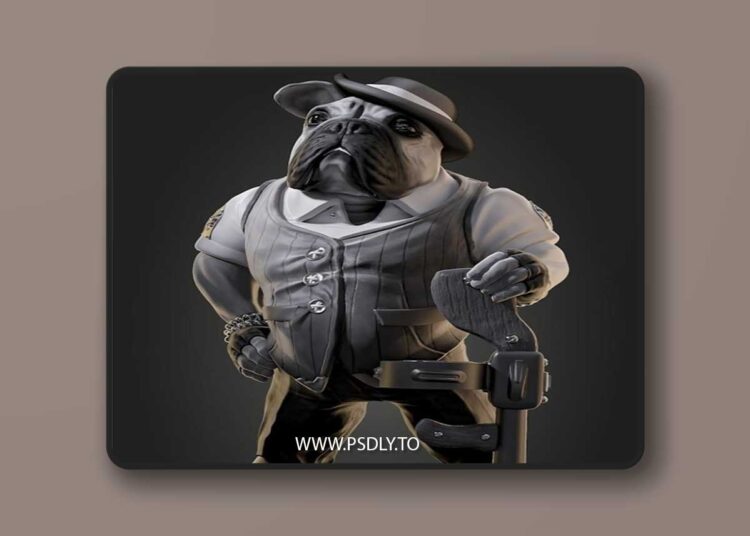 AM CM Studios – Dog – 3D Print Model STL 1 AM CM Studios – Dog – 3D Print Model STL