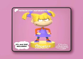 Angelica – Rugrats – 3D Print Model STL