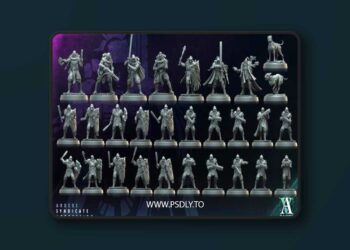 Archvillain Games – Ardere – Syndicate Oppression – Bundle – 3D Print Model STL