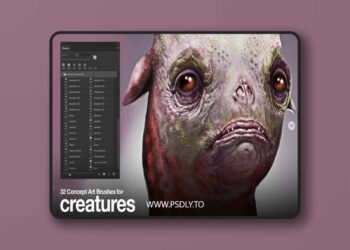 ArtStation - 32 brushes for Concept Art | Creatures