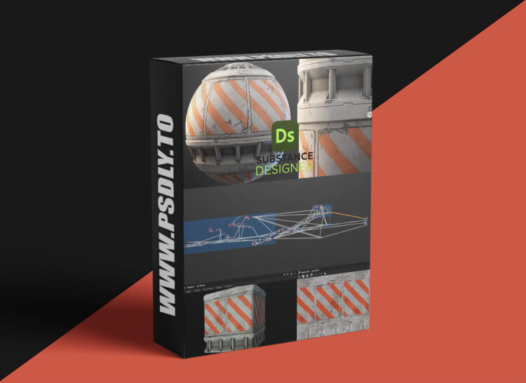 Artstation – Stylized Sci-Fi Barrier Wall – Substance 3D Designer 1 Artstation – Stylized Sci-Fi Barrier Wall – Substance 3D Designer