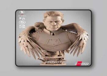 B3DSERK – Peace Maker Portrait Bust 3D Print