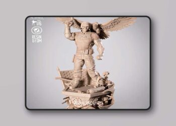 B3DSERK – Peace Maker Sculpture – 3D Print Model STL