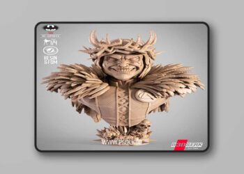 B3DSERK – Robin King Portrait Bust 3D Print