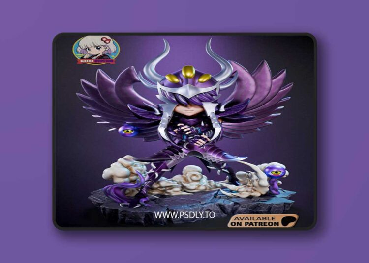 Chibi Aiacos de Garuda – 3D Print Model 1 Chibi Aiacos de Garuda – 3D Print Model