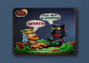 Chibi The Black Knight – Monty Python and the Holy Grail – 3D Print Model STL