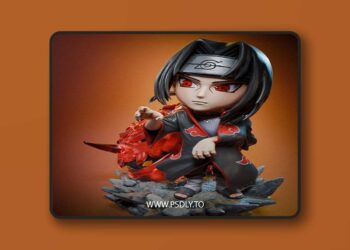 Chibistation Itachi 3D Print 3D Model