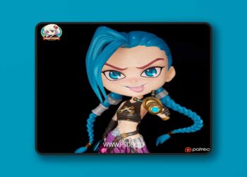 Chibistation Jinx 3D Print 3D Model