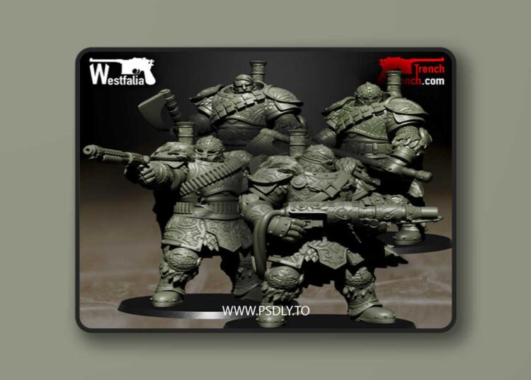 Children of Yggdrasil – Mechanized Heavy Infantry (MHI) – 3D Print Model 1 Children of Yggdrasil – Mechanized Heavy Infantry (MHI) – 3D Print Model