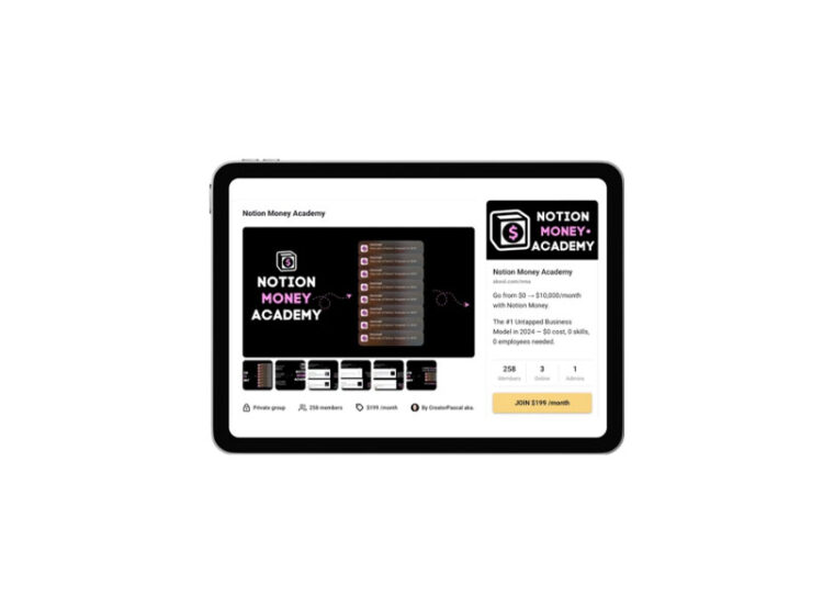 Creator Pascal – Notion Money Academy 1 Creator Pascal – Notion Money Academy