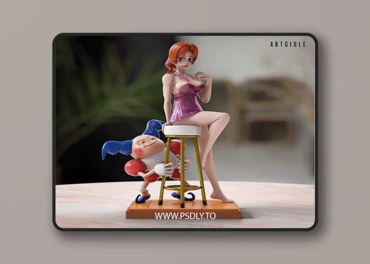 Delia (R) – Gible Art – 3D Print 1 Delia (R) – Gible Art – 3D Print