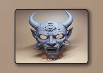 Demon Mask Steampunk – 3D Print Model