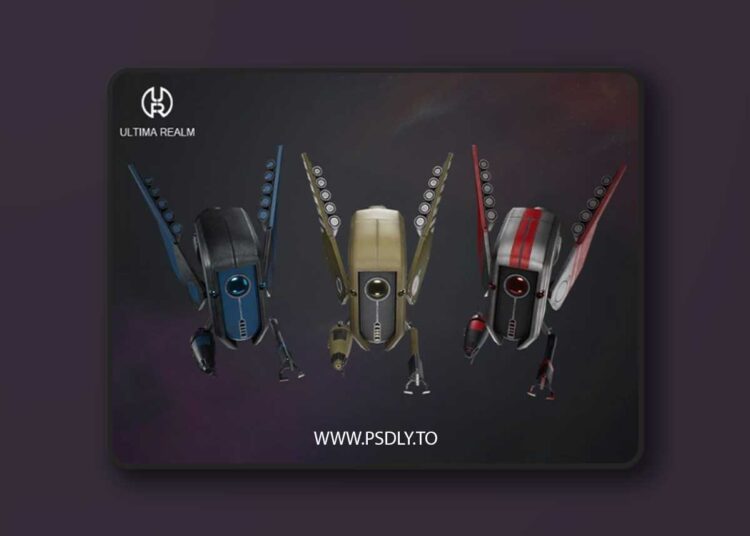 Drone Ranger Low-poly 3D Model 1 Drone Ranger Low-poly 3D Model