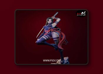 E.S Monster – Psylocke 2 – 3D Print Model