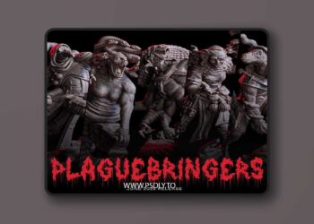 Flesh Of Gods – Plaguebringers June2025 – 3D Print Model STL