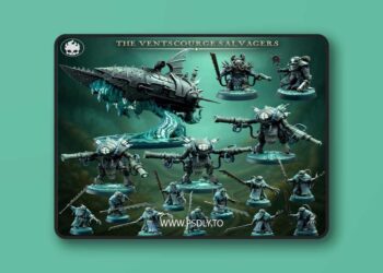 Fleshcraft Studio – The Sons of the Drowned – Part 2 – The Ventscourge Salvagers August 2025 – 3D Print Model STL