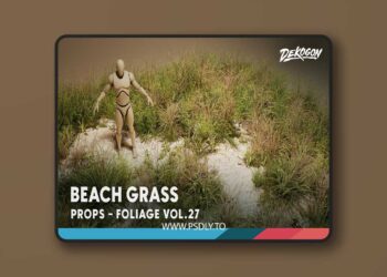 Foliage VOL.27 - Beach Grass (Low Poly) [5.1 – 5.6]