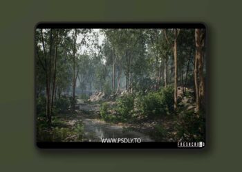 Forest Environment ( Riverside Forest with Pine and Tropical Trees ) [4.27 and 5.0 – 5.6]