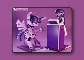 Gray World Corporation – Twilight Sparkle EG andBot My Little Pony – 3D Print Model STL