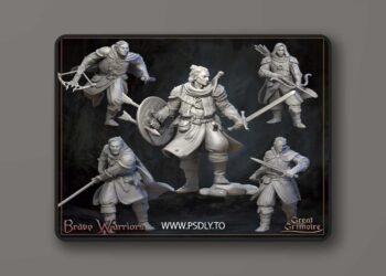 Great Grimoire – Brave Warriors – 3D Print Model STL