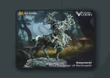 Gwynevel – First Daughter of Renmaeth – 3D Print Model