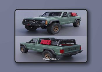 Jeep Comanche 1985 Custom – 3D Print