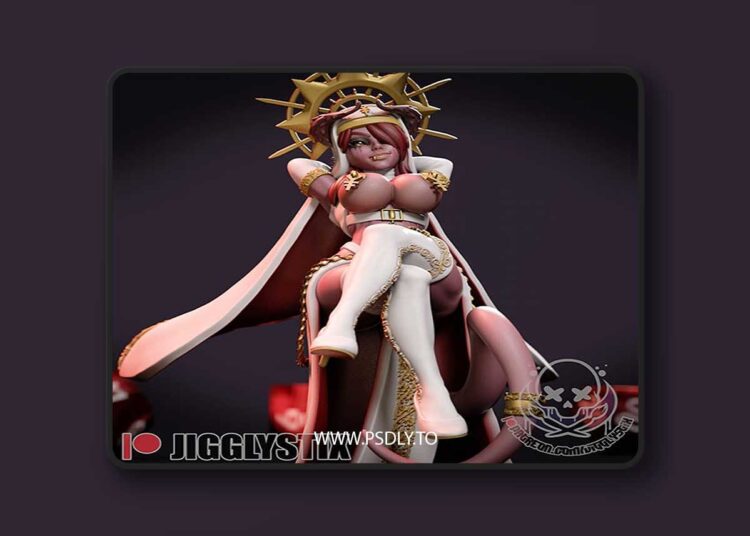 Jigglystix – Demon Nun Daruka – 3D Print 1 Jigglystix – Demon Nun Daruka – 3D Print