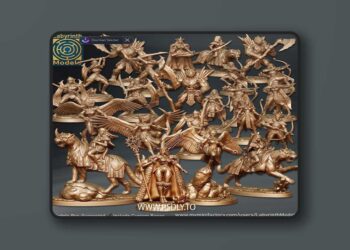 Labyrinth Models – Ice Elves Collection – 3D Print Model STL