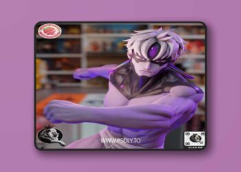 LionRealm Studio – Dandadan – Jin Enjoji (Evill Eye) – 3D Print Model