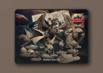 Low Level Encounter – Dragon’s Nest May 2025 – 3D Print Model STL
